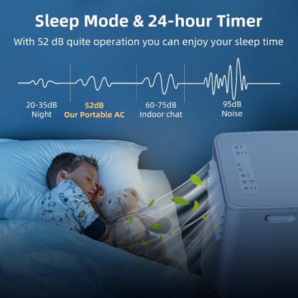 Coolblus portable air conditioner,12000 BTU portable ac unit up to 550 Sq,3 IN 1 with Remote Control,White